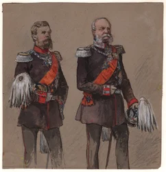 Alexander II av Russland og Wilhelm II av Preussen