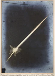 En eksploderende meteor, 23. november 1895