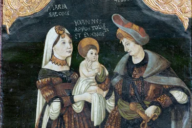 Biertan befestet kirke. Kirken. Interiør. Altertavle, polyptyk.