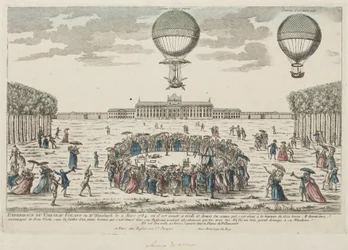 Blanchards første oppstigning i en ballong, 2. mars 1784