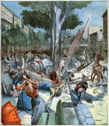 Eksplosjon av Barcelona. Eksplosjon i Barcelona.