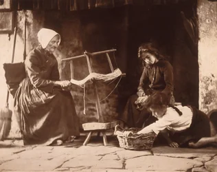 Kvinneveving, ca 1900