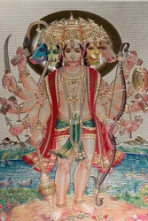 Hanuman, apeguden i hinduistisk mytologi.
