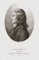 Joseph Louis Proust , fransk kjemiker, ca 1795