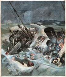 Forlis til sjøs.