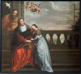 Sognekirke (Saint Hermes Parish Church). Interiør.