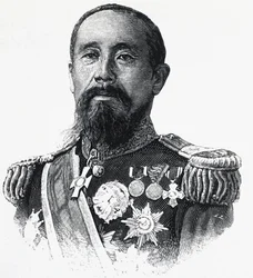 Portrett av Ito Hirobumi (1841-1909), japansk politiker