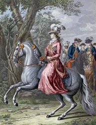 Prinsesse Wilhelmina av Preussen, prinsesse av Oransje. Portrett.