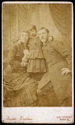 William Friese-Greene, kinematograf og familie, ca 1880