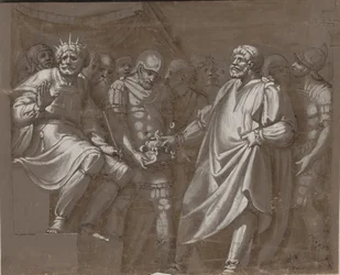 Mucius Scaevola før Porsenna