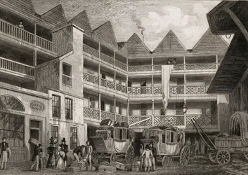 The Old Bull and Mouth Inn, St Martins-le-Grand, 1831