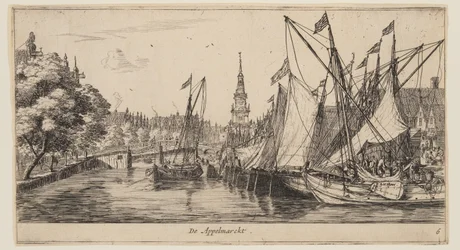 Appelmarckt, fra Utsikt over Amsterdam