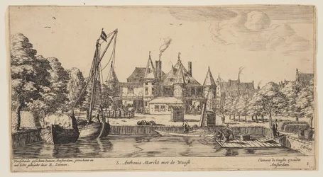 S. Anthonis Marckt møtte de Waegh, fra Views of Amsterdam