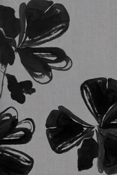 Abstrakte svarte blomster