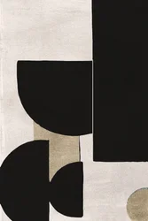 Svart og gyllen geometri