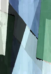 Overlappende, kjølige nyanser