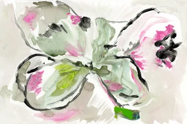 Levende blomsterskisse