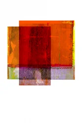 Levende, lagdelt abstrakt kunst