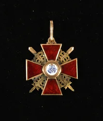 Merke for Saint Anna Order, tredje klasse, slutten av 1700-tallet.