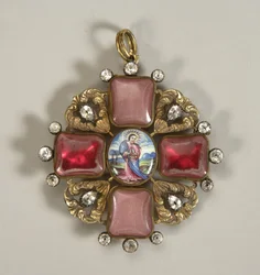 Merke for Saint Anna Order med diamanter, slutten av 1700-tallet.