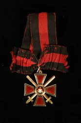 Bånd og merke av Saint Vladimirs orden, fjerde klasse, 1800-tallet