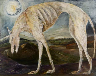 Gotisk hund, 2017 (olje på lerret)