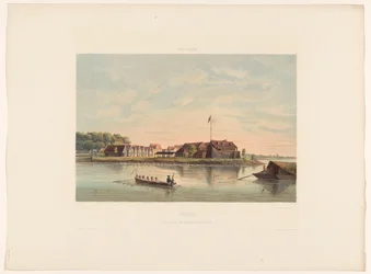 Fort Zeelandia i Paramaribo Surinam. Utsikt over Fort Zelandia i Paramaribo (tittel på objekt)