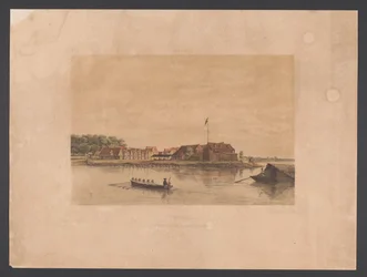 Fort Zeelandia i Paramaribo Surinam. Utsikt over Fort Zelandia i Paramaribo (tittel på objekt) Vestindia (serietittel på objekt) Utsikt fra Nederland