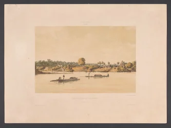 Vannkant og vei i Paramaribo Post Gelderland og jøder Savannah [elvesiden] (tittel på objekt) Vestindia (serietittel på objekt) Utsikt fra Nederland