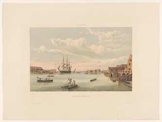 Willemstad Inntektene til havnen i Curaçao (tittel på objekt)