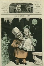 En god far, Adolphe Thiers (1797-1877), fransk historiker og statsmann. Omslag i "" L