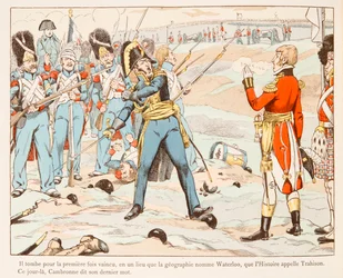 Jacques Marie Gaston Onfroy de Breville dit JOB (1858-1931) - En Waterloo Cambronne mot engelskmennene som ba ham gå i 1815, privat samling