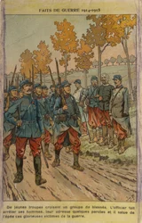 Første verdenskrig: Hedre de sårede (illustrasjon)